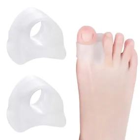 3PCS Gel Toe Separators, Clear Gel Hammer Toe Straighteners for Pain Relief and Correct Bent Toes, Big Toe Spacers for Men Women Y5GJFZQ-2-S 1