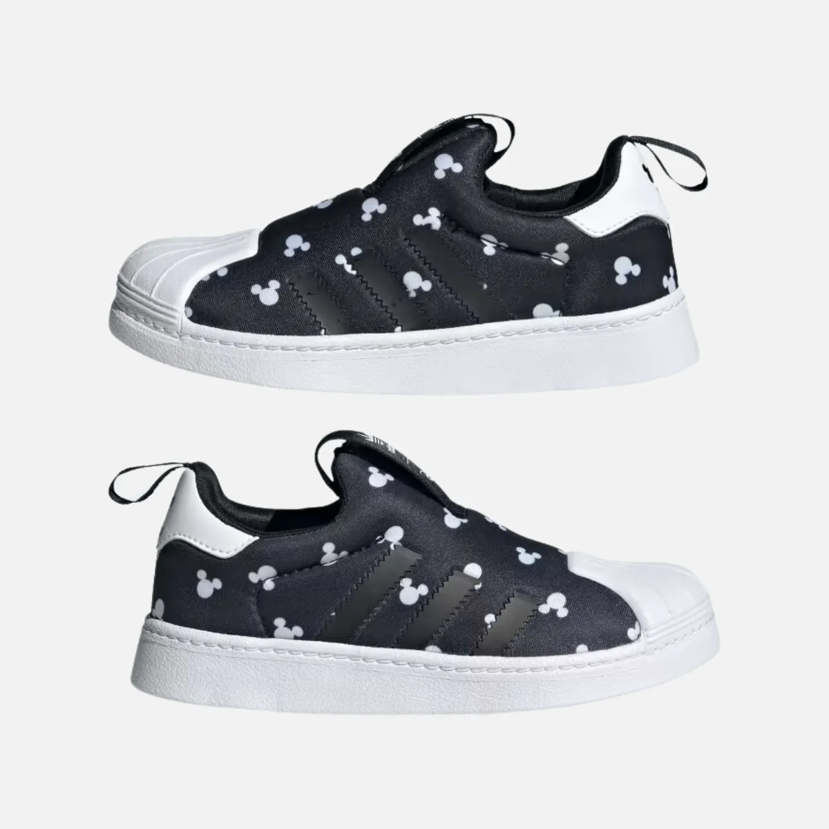 Adidas SUPERSTAR 360 Kids Unisex Shoes BOY AND GIRL (4-7 YEAR) -Core Black/Cloud White/Core Black