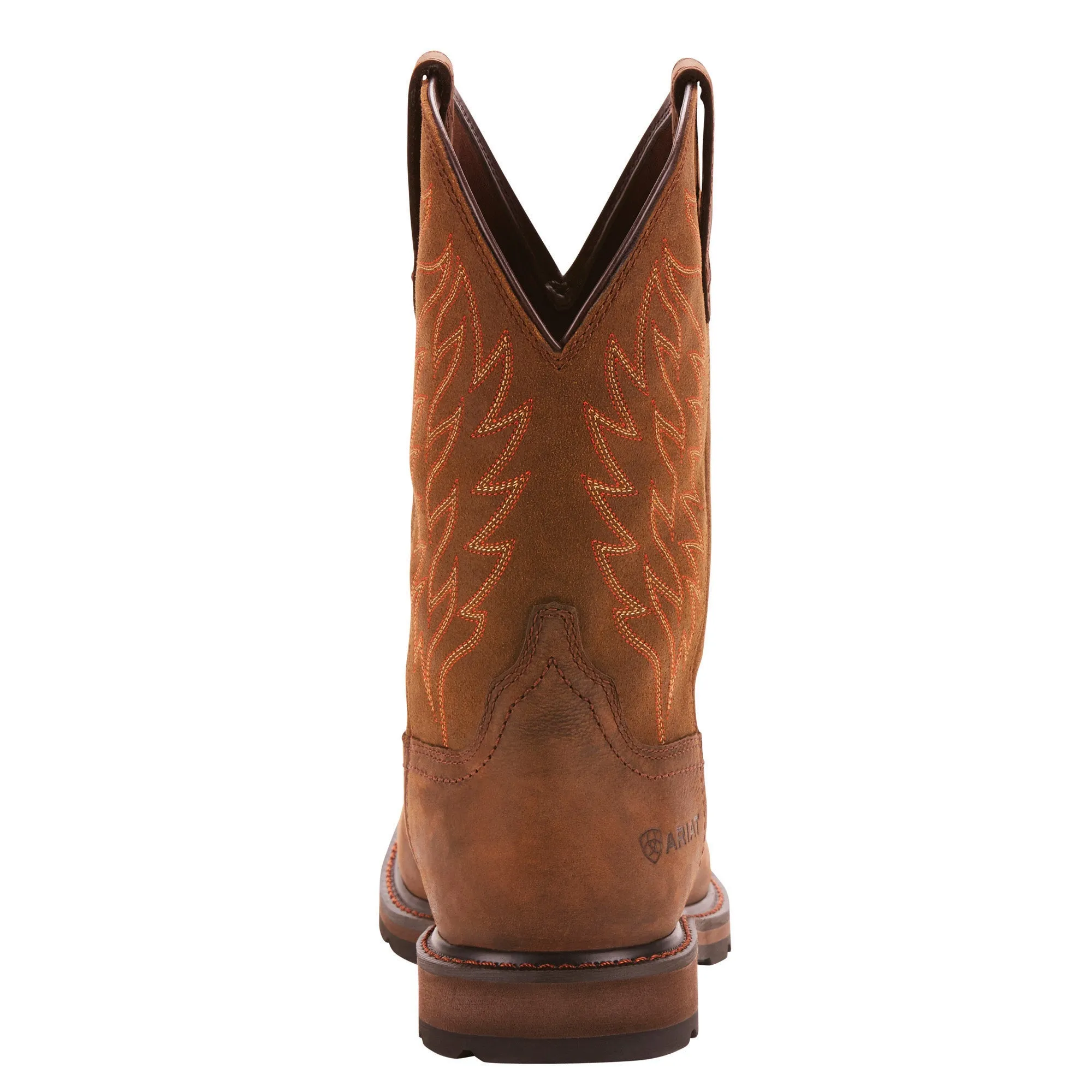 'Ariat' Men's 10" Groundbreaker EH WP Soft Toe - Brown