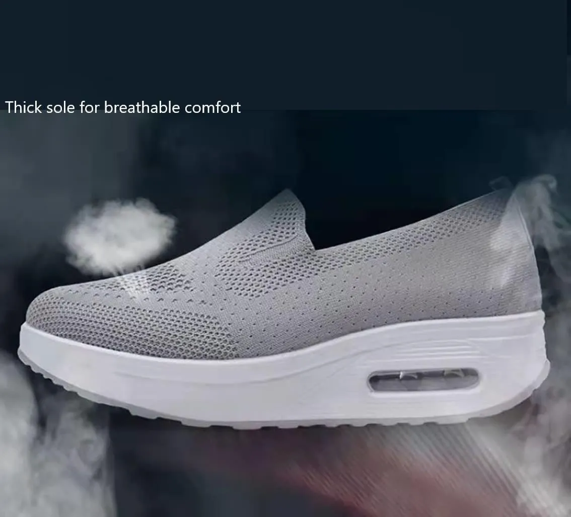 Bridge Cutters Women's Orthopedic Slope Heel Shoes Platform Shoes Orthopedic Road Walking Shoes Skate Shoes Sports Sandals mesh Flat Shoes Sports Outdoor Shoes