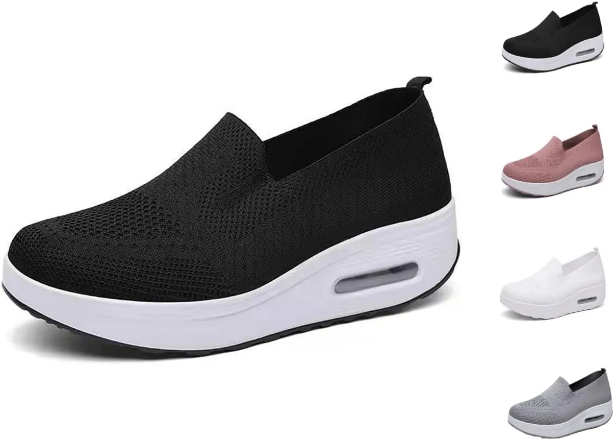 Bridge Cutters Women's Orthopedic Slope Heel Shoes Platform Shoes Orthopedic Road Walking Shoes Skate Shoes Sports Sandals mesh Flat Shoes Sports Outdoor Shoes