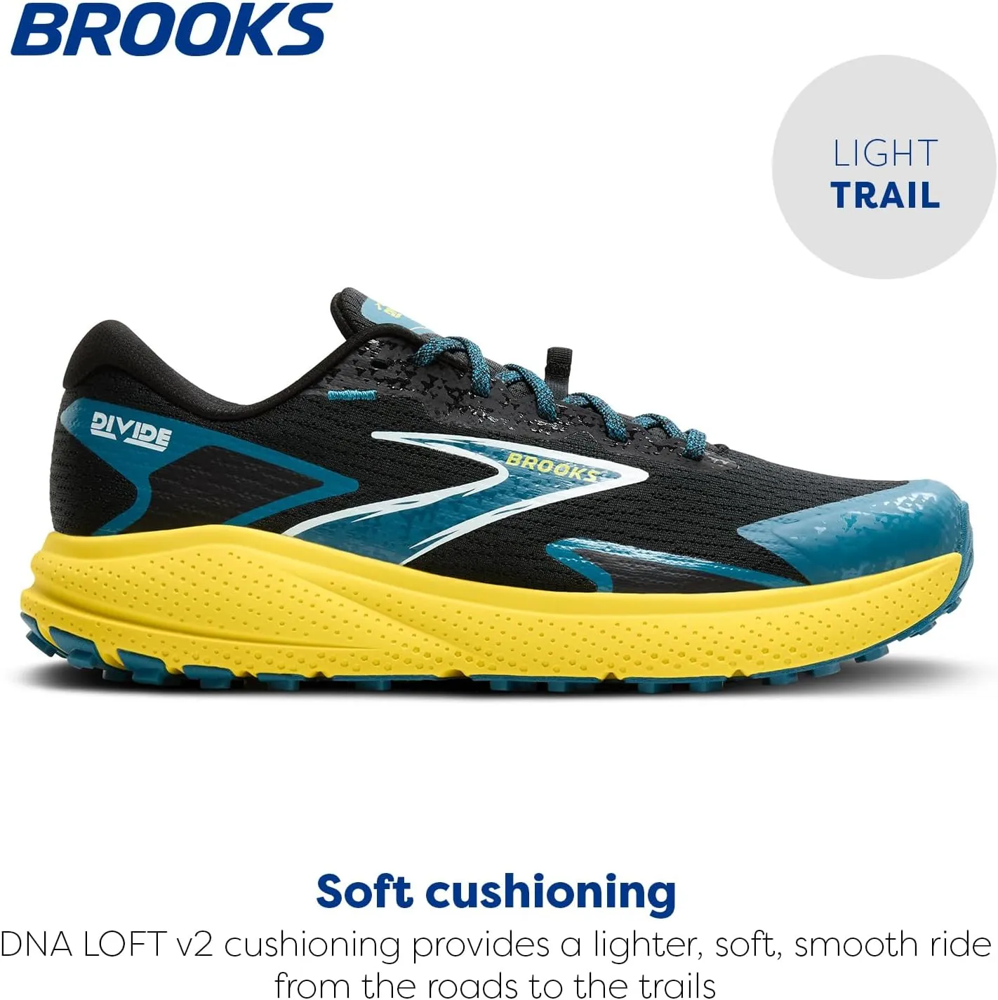 Brooks Mens Divide 5 Trail Running Shoe