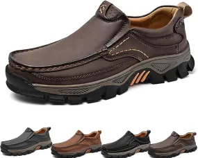 Caipcmall Mens Orthopedic Shoes,Caipcmall Mens Shoes,Men's Casual Non-Slip Comfy Breathable Leather Slipon Casual Leather Comfortable WalkingLoafer