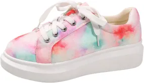 CsgrFagr Women Low Top Casual Walking Shoes Canvas Shoes Breathable Casual Sport Shoes Fashion Shoes Platform Summer Sandal (A, 6.5)