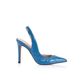Elouise Pump Blue Patent Leather