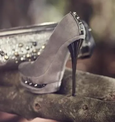 Gianmarco Lorenzi - Blue Suede Platform - IT 38 1/2
