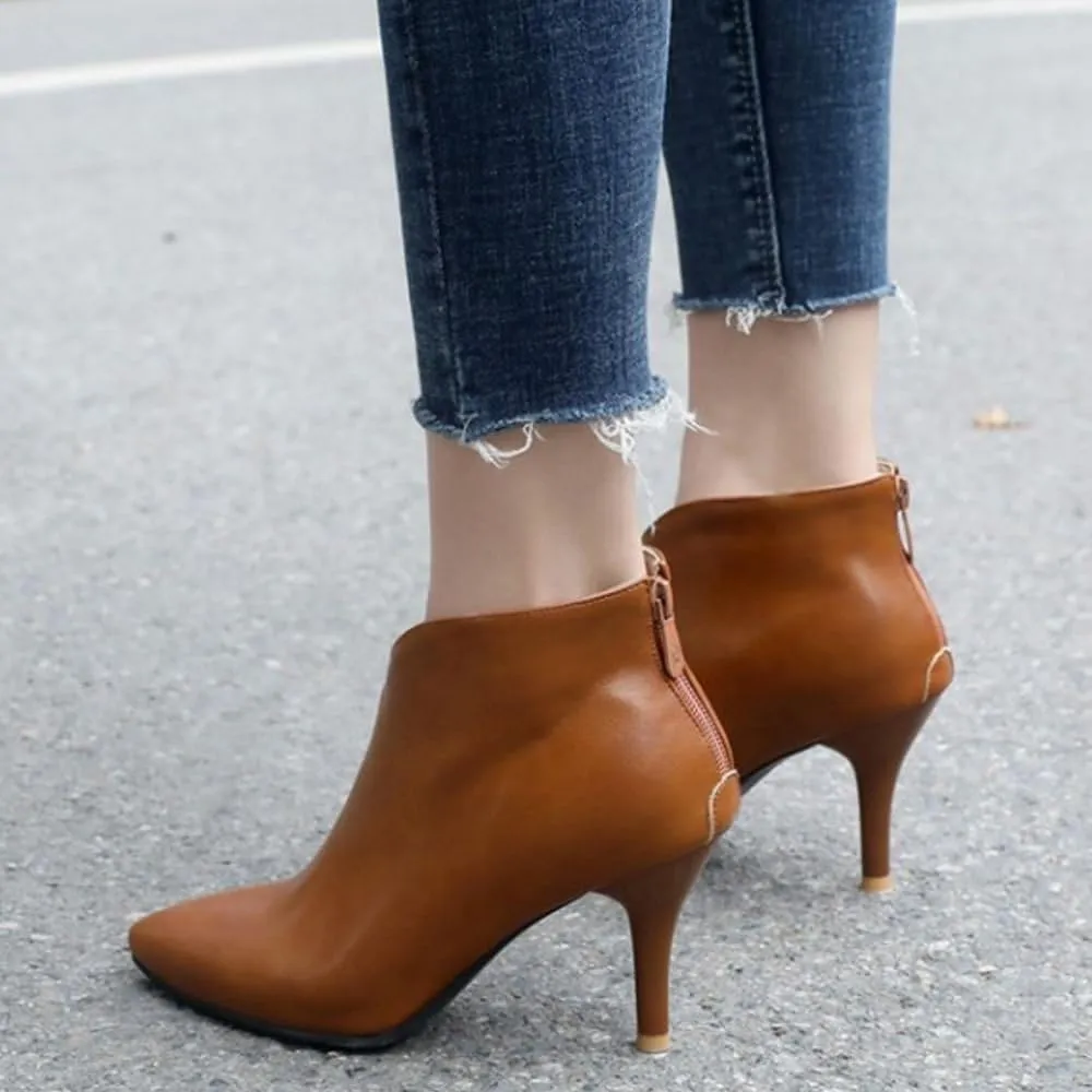 Gracemee Women High Heels Ankle Boots