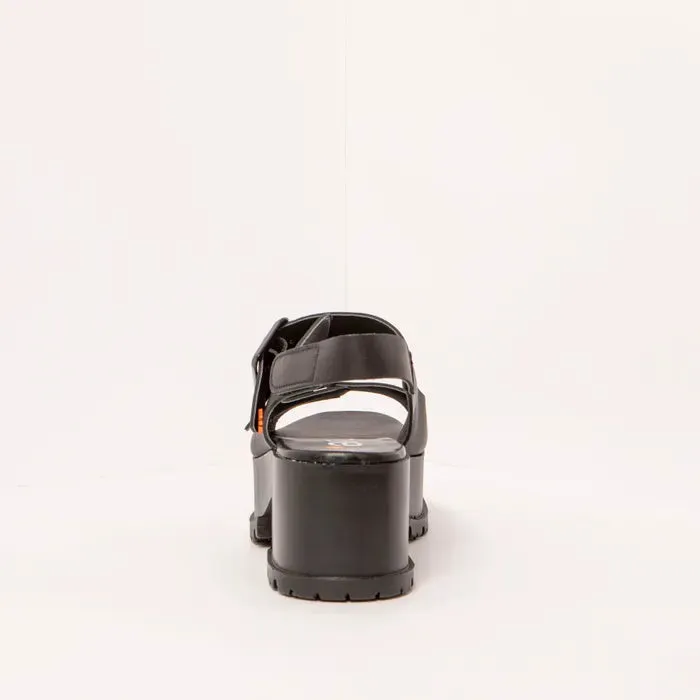 MANCHESTER Platform Sandal in Black