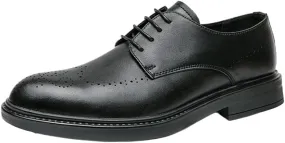 Men's Oxford Dress Shoes  Patent Leather Lace-Up Shoes for Business, Wedding, Party, Retro & Fashionable Leather Oxfords