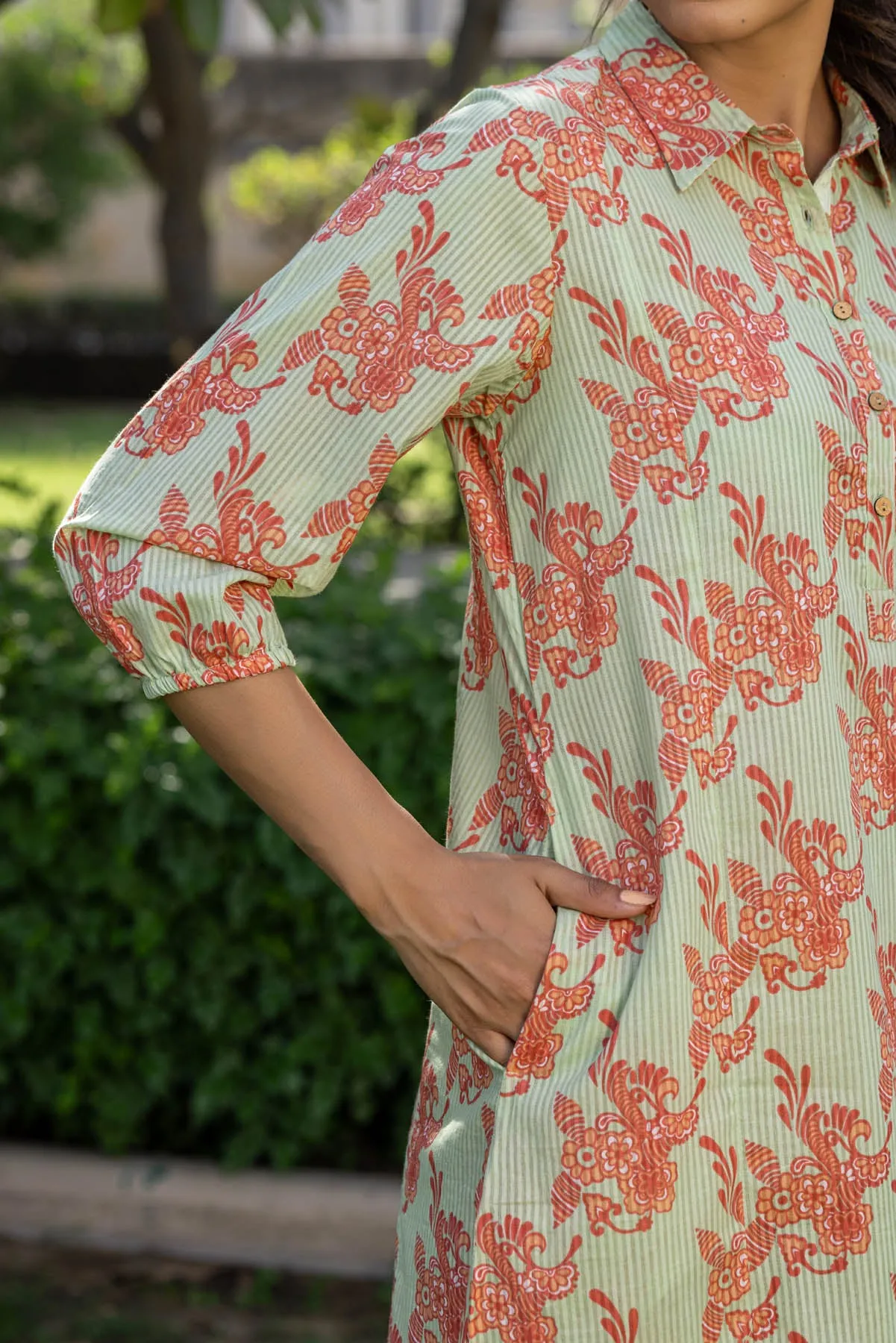 Mint Frill Dress