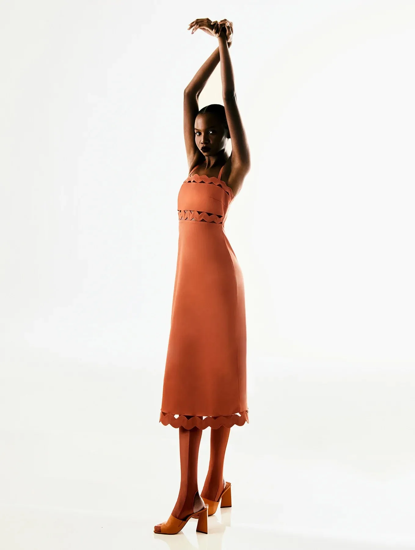 Moves Midi Dress With Straps