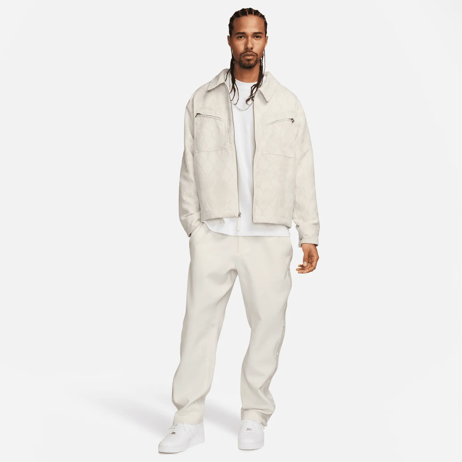 Sure! Here’s an optimized title for the product:

Nike Devin Booker Tear-Away Pants in Pale Ivory - Stylish & Functional Athleisure Wear