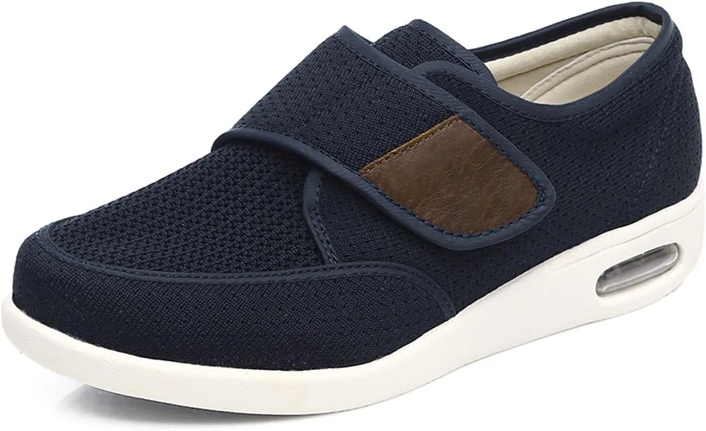 Orthopedic Casual Shoes, Swollen Feet Walking Edema Sneakers Lightweight Portable Breathable Plus Size Casual Air Cushion Trainers