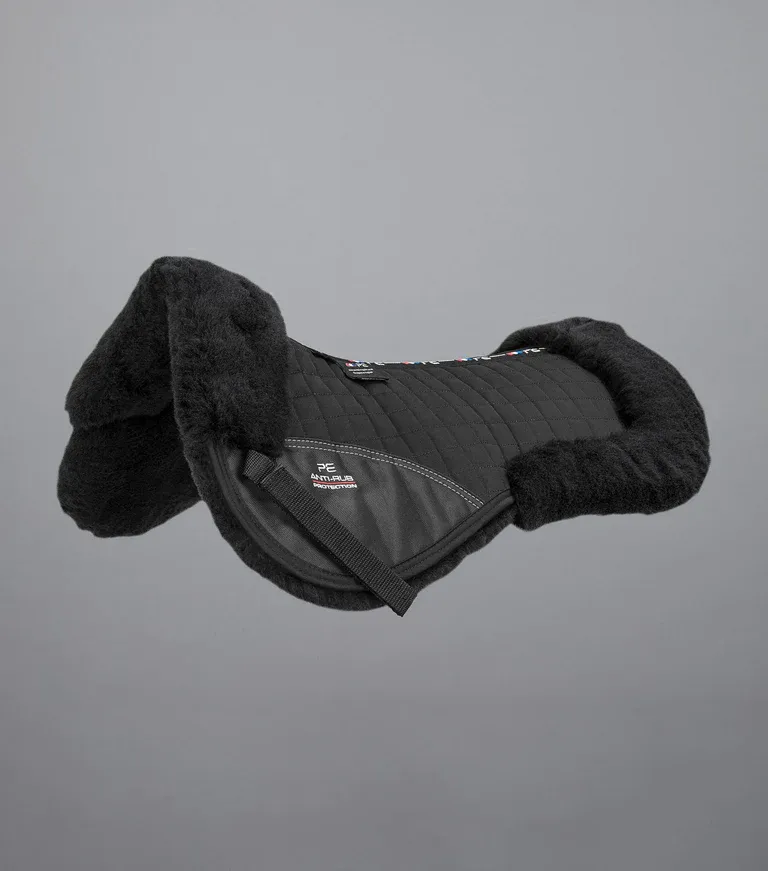 PEI Merino Wool Half Pad (Black / Black)