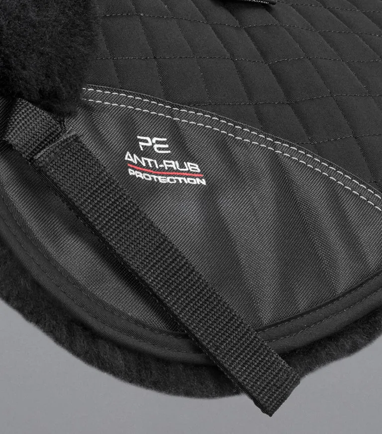 PEI Merino Wool Half Pad (Black / Black)