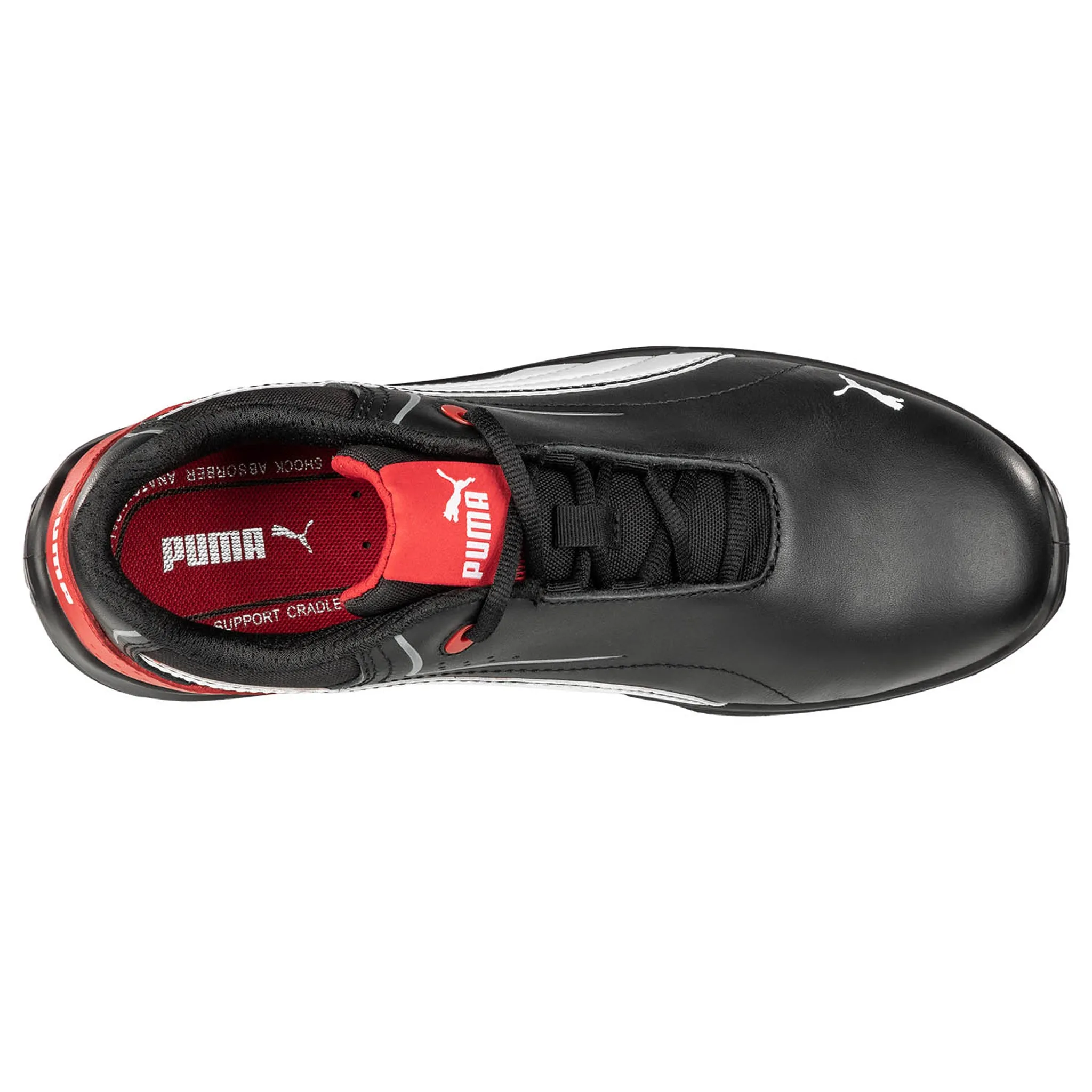 Puma Men's 643415 Touring Black Low ASTM EH Safety Composite Toe Work Shoes
