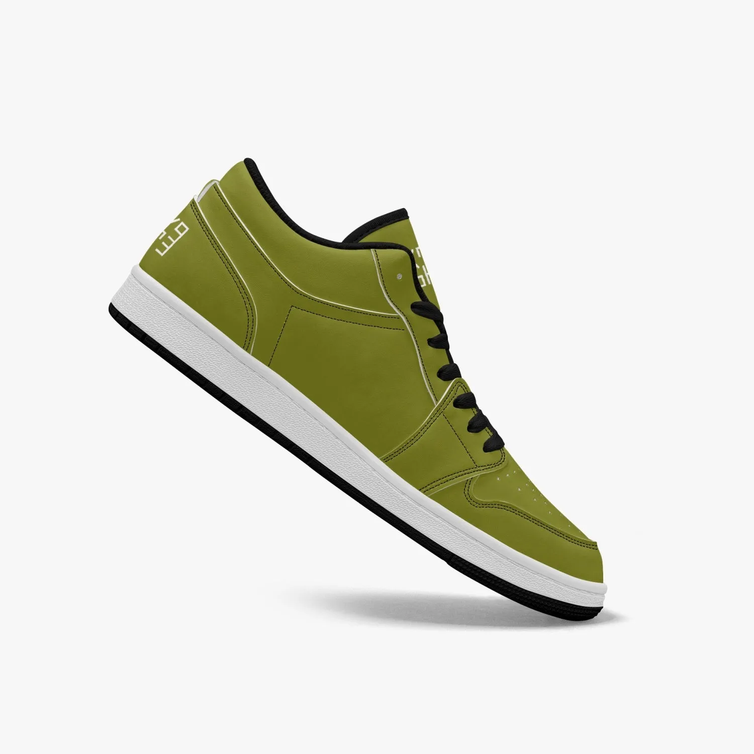 Sixty Eight 93 Logo White Old Moss Green SENTLT1 Shoes