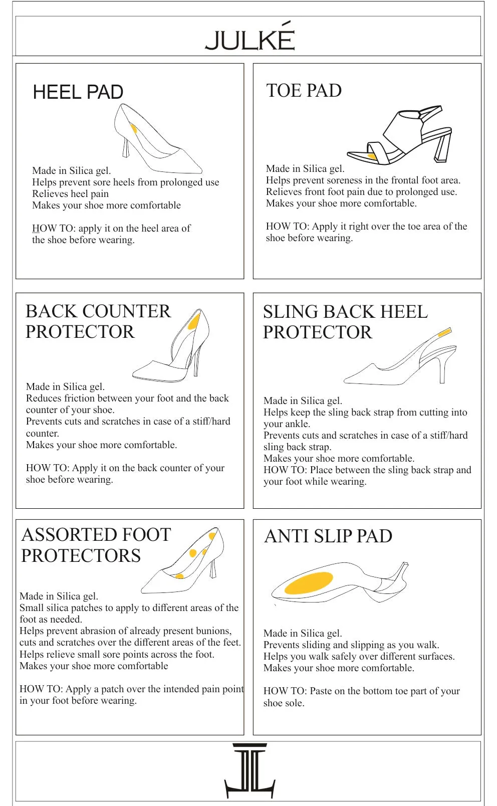 Slingback Heel Protector
