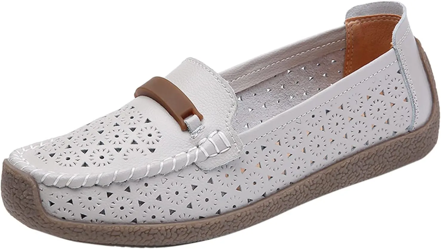 Slip On Women Comfort Walking Hollow Out Flat Loafers Casual Shoes Driving Loafers Walking Shoes Mens Casual Boot