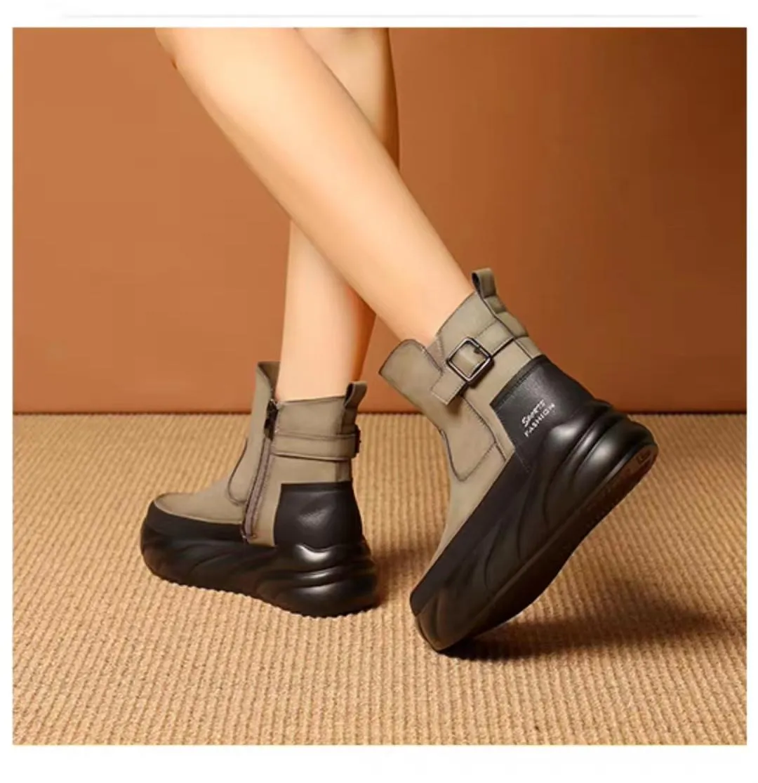 Soft sole warm corrective casual shoes