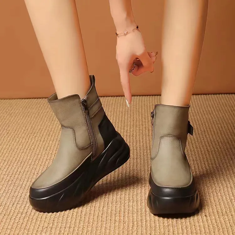 Soft sole warm corrective casual shoes