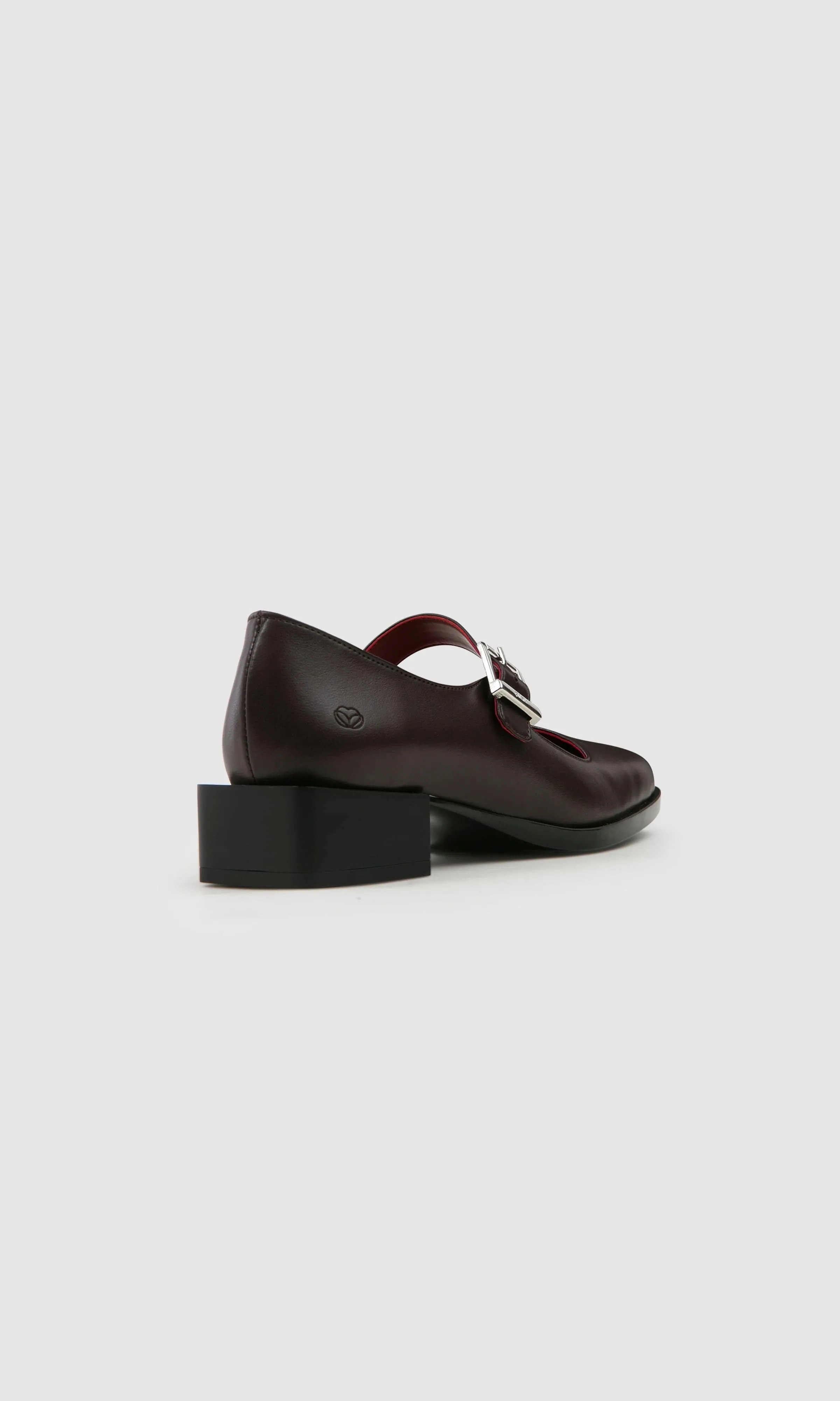 Women's Apple Leather Vegan Mary Jane Pumps | Brown
