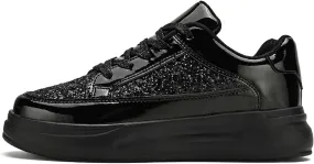 Women's Fashion Tablet Sports Skateboarding Shoes Lace up Tennis Shoes Comfortable Walking Sports Shoes