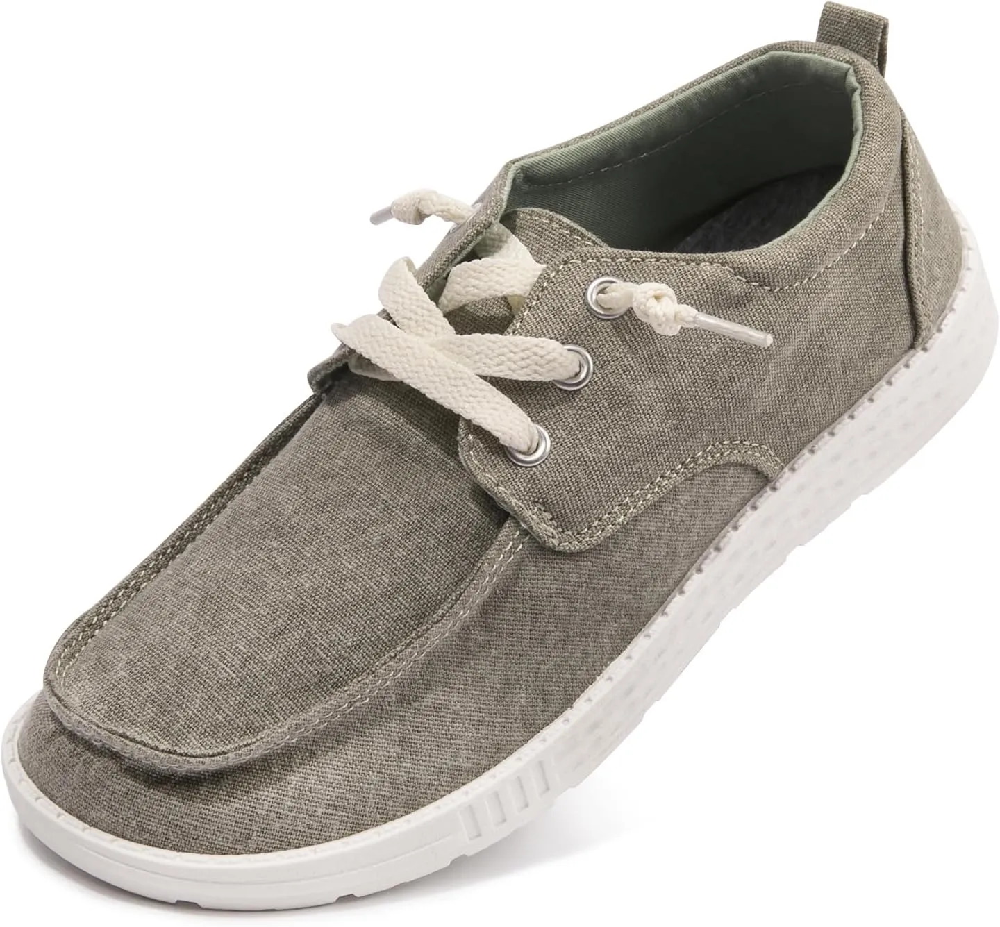 Women's Slip-on Loafers Casual Canvas Loafers Comfortable Breathable Sneaker Lightweight Walking Shoes Casual Shoes