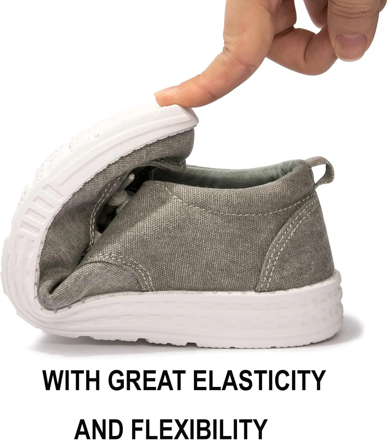 Women's Slip-on Loafers Casual Canvas Loafers Comfortable Breathable Sneaker Lightweight Walking Shoes Casual Shoes