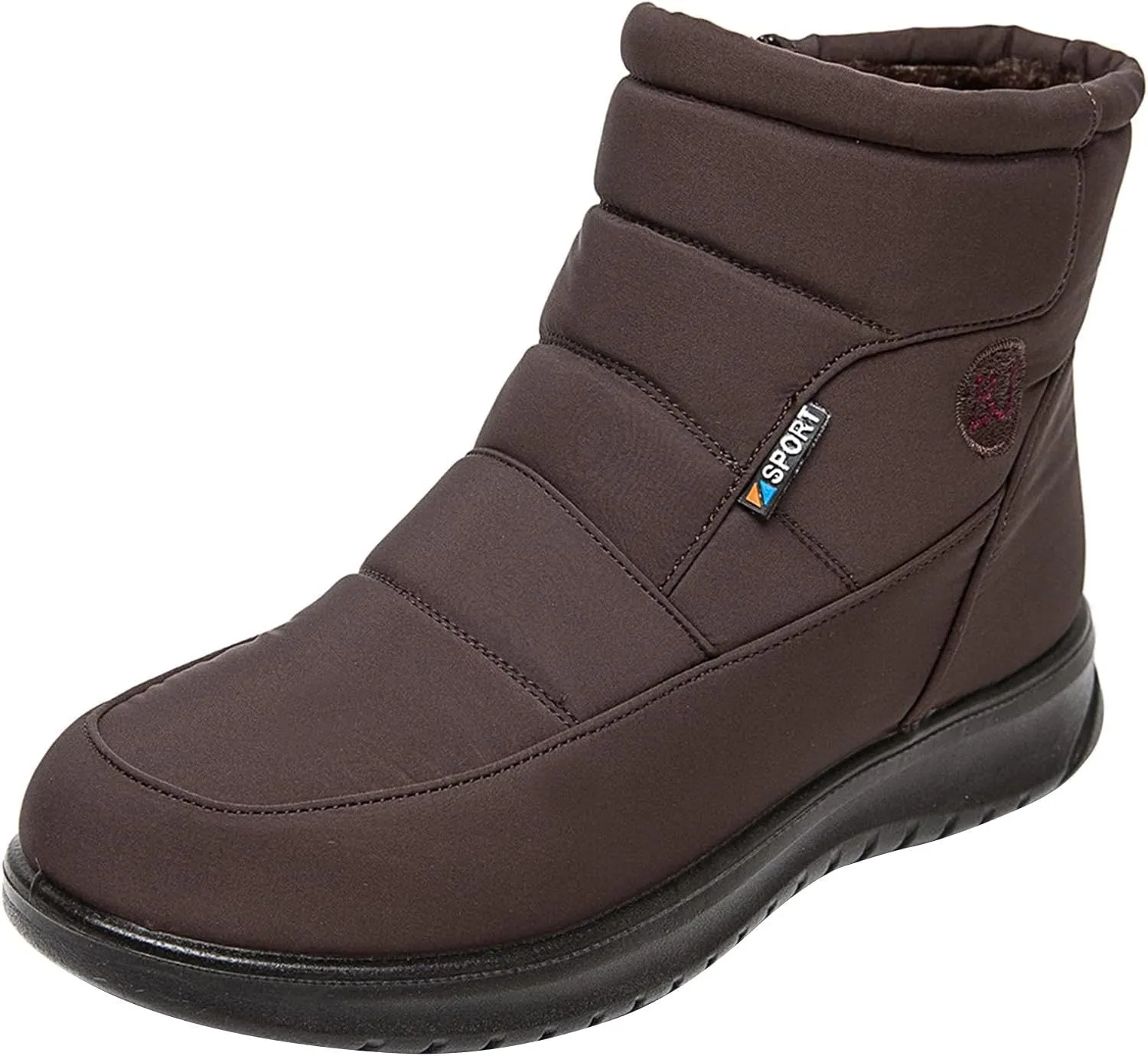 ZBYY Womens Warm Fur Lined Winter Snow Boots Waterproof Ankle Boots Outdoor Booties Comfortable Shoes for Women